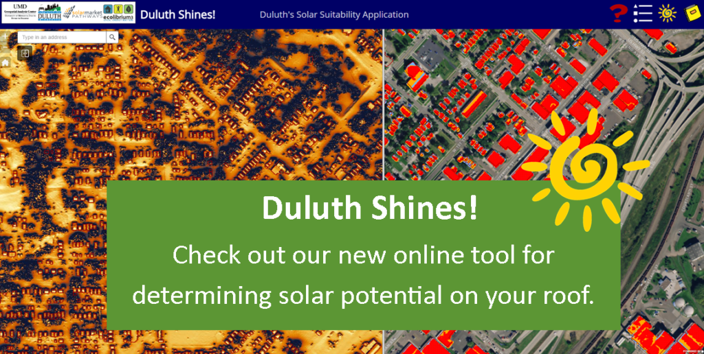 Duluth Shines! online tool graphic