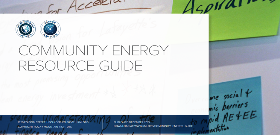 Community Energy Resource Guide graphic