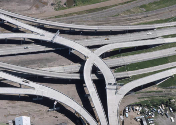 Twin Ports Interchange, also known as Can of Worms, graphic