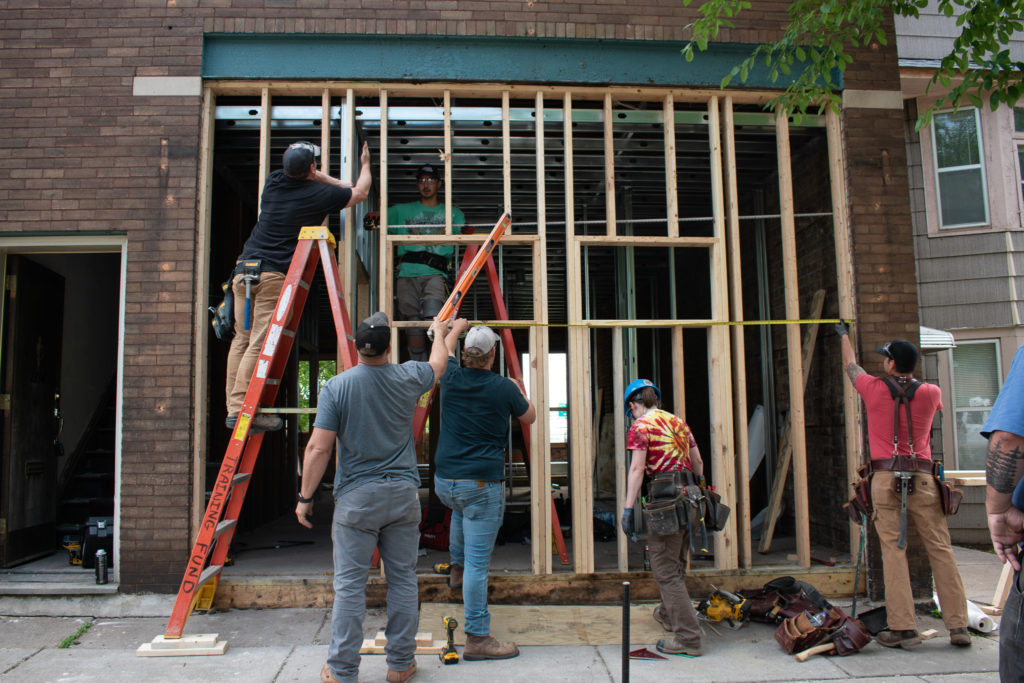 Legacy House construction