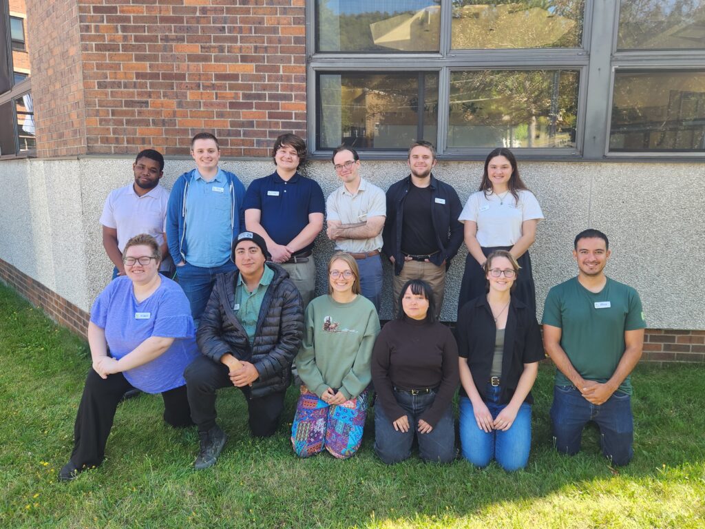 Group photo of VISTA members outside Eco3 office