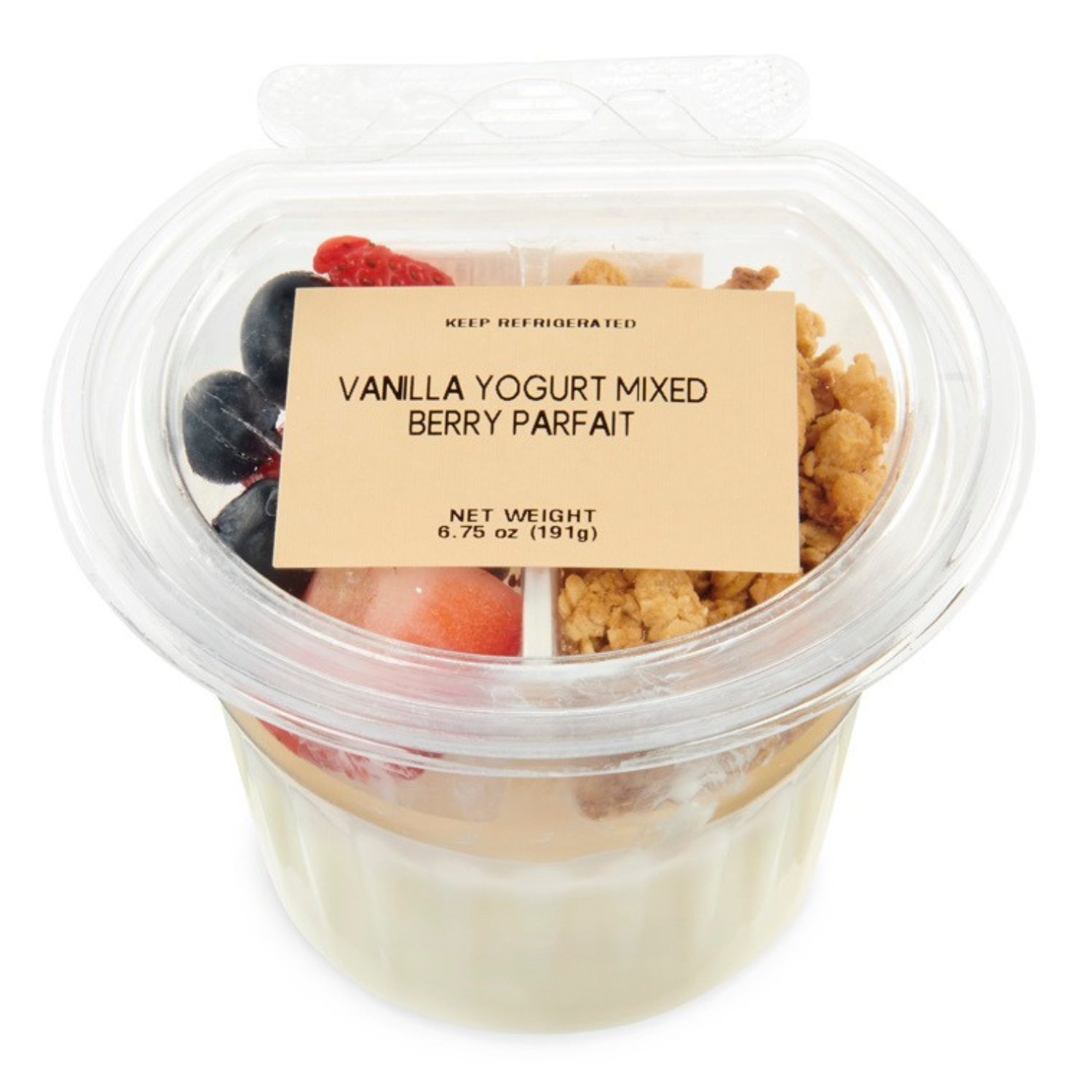 Vanilla Yogurt Mixed Berry Parfait